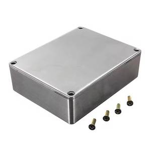 Boîte de jonction en acier inoxydable avec couvercle, boîtier étanche de 8x6x4 pouces pour la protection des câblages électriques - Product Image 4