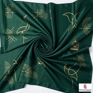 Bufanda Corta de Lujo con Estampado Personalizado, Fabricante Textil OEM ODM, Etiqueta Blanca, Proveedor de Accesorios de Moda de Marca Privada - Product Image 4