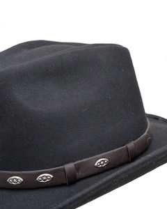 Chapeau Bob Décontracté en Cuir Véritable pour Homme - Style Western Classique Réglable pour l'Hiver et les Voyages en Extérieur - Product Image 3