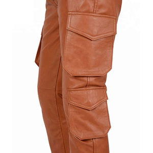 Pantalons en cuir pour hommes de qualité supérieure, style tendance, sur mesure, OEM, ODM, pantalons en cuir durables, confortables, design moderne, fournisseur - Product Image 3