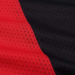 OEM Customizable Wholesale Print Name Number Durable Breathable Plus Size Quick Dry Basketball Jerseys for Adult Black Red Color - Product Image 6