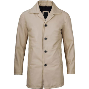 Abrigo Largo de Lana para Hombre, Cuello Alto, Color Sólido, Relleno de Algodón de Secado Rápido, Talla Grande, para Venta en Línea - Product Image 5