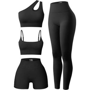 Ropa Deportiva Personalizada para Mujer 2024, Conjunto de Yoga sin Costuras, Ropa Deportiva de 3 Piezas, Conjunto de Gimnasio, Conjunto de Fitness, Conjuntos de Yoga - Product Image 6