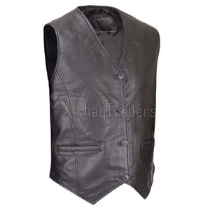 Gilet en cuir de qualité supérieure, prix raisonnable, vente en gros, dernier design, gilet en cuir respirant pour la vente en ligne - Product Image 5