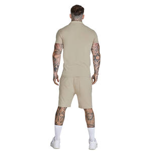 Ensemble polo et short décontracté d'été respirant pour homme, 100% fibre de bambou - Product Image 3