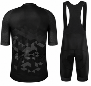 Ensemble de maillot et de short de cyclisme unisexe, respirant, écologique, à séchage rapide, manches courtes, vêtements de cyclisme, short de cyclisme rembourré - Product Image 2