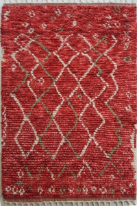 Umweltfreundlicher Marokkanischer Handgeknüpfter Wollteppich Modernes Design AISHA FABS Abstraktes Muster Rechteckiges Modell ILY Mittlerer Flor - Product Image 2