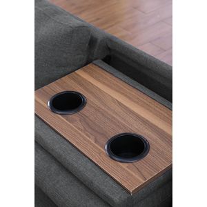 Divano Alger 98 con Chaise Longue e Pouf, Orientamento a Sinistra, per Arredamento Soggiorno - Product Image 3