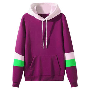 Sudadera con Capucha Verde Oliva de Fabricante Pakistaní, Corte Holgado, Informal, de Forro Polar Liso con Bolsillo Delantero - Product Image 5
