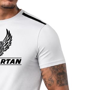 T-shirt en jersey pour homme, blanc, imprimé graphique, col rond, manches courtes, décontracté, streetwear, respirant, mode estivale - Product Image 3
