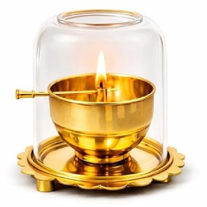 Wholesale Indian Handmade Outdoor Indoor Office Decorative T <b>Light</b> Holder Candle Holder Diwali Festival Wedding Decor Supplies - Product Image 2