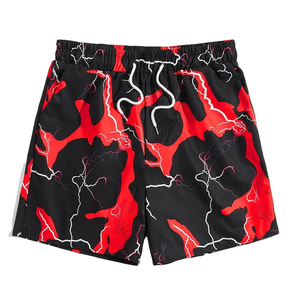 <b>Mens</b> Swim Shorts Canvas Mid Waist Custom Swim <b>Trunks</b> Board Shorts Beach Bathing Suit - Product Image 1