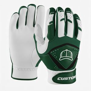 Gants de frappe de baseball en cuir souple d'origine, haute adhérence, fermeture à boucle, ambidextres pour joueurs adultes - Vente en gros - Product Image 1