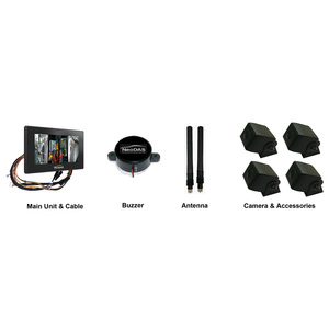 [GRACE CORPORATION] Système de caméra NeoDAS AI 360 QX avec détection de piétons par IA et moniteur HD 9 pouces pour chariot élévateur - Product Image 4