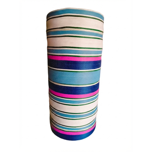 Tela de Nailon Tejida Ecológica para Bolsas de Compra, Duradera, a Rayas, Reutilizable, Ligera, Impermeable, en Rollo - Product Image 1