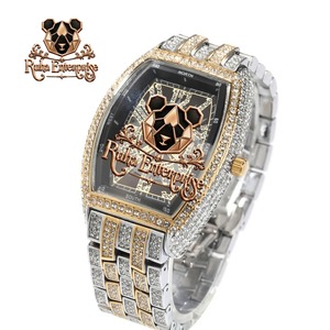 Montre en diamant moissanite la plus vendue, montre-bracelet tendance avec détails en pierres brillantes pour hommes, femmes et occasions spéciales - Product Image 6