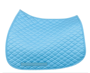 Almohadilla para Silla de Montar a Caballo al por Mayor, Color Azul Cielo |   Manta de Silla de Montar Acolchada Premium |   Proveedor de Equipo Ecuestre Personalizado - Product Image 1