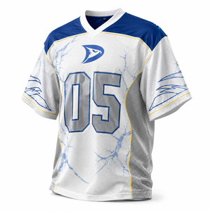 OEM Factory Custom Men's Retro Soccer Jersey Vintage Boxy Knitted T-Shirt Low MOQ Private Label Oversized Streetwear Sports 100% - Product Image 2