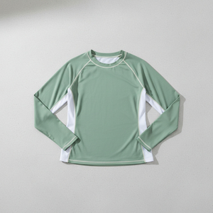 2026 New Women's Long Sleeve Rash guard Anti-Bacterial Custom <b>Print</b> Breathable Quick Dry Eco-Friendly <b>Surf</b> Swimming rash guard - Product Image 5