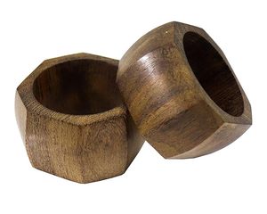 Natural Wooden Napkin <b>Ring</b> <b>Cheap</b> Price Handmade Napkin Holder Set for Dining Table Decor By M/S SHAAD HANDICRAFTS - Product Image 1