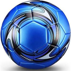 Balón de Fútbol Ligero de Cuero PU, Tamaño 2/5, Termosellado, Color Personalizado, Duradero, para Deportes de Equipo, Fútbol Profesional al Aire Libre - Product Image 1
