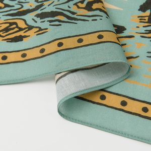Pañuelos Bandana al por Mayor, Diseño Personalizado, 100% Algodón, 22 Pulgadas, Dobladillo Lateral, Pañuelos Cuadrados Personalizados de Algodón 100% - Product Image 3