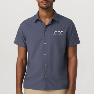 Men T Shirt With Turn <b>Down</b> Collar And Solid Color Button Closure Stylish Design For Bulk Buyers OEM Service Design / Custom Logo - Product Image 1