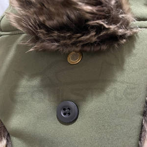 Nuevo Sombrero Trapper Verde Oliva, Impermeable, de Lona Encerada, con Orejeras de Piel, para Clima Frío, Suministro OEM Personalizado, Sombrero Trooper - Product Image 4