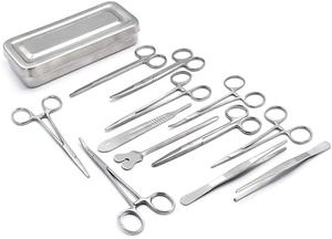 Juego de Cirugía Menor de 13 Piezas, Instrumentos Quirúrgicos de Acero Inoxidable, Caja de Cirugía Menor de Dentavex - Product Image 1