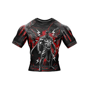 Spider Compression Gym Shirt Men Superhero Tight Fit Short <b>Sleeve</b> Sportswear Quick Dry Fitness Training Workout Top - Product Image 5