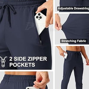 Pantalons de jogging pour hommes, pantalons d'entraînement athlétiques de qualité supérieure pour l'entraînement, la course à pied, l'exercice, la salle de sport et un style de vie actif décontracté - Product Image 4