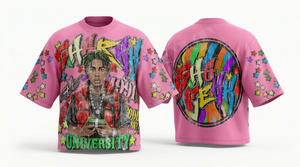 Camiseta de Hombre de Alta Calidad, 100% Algodón, Diseño de Logotipo Personalizado Vintage, Corte Holgado, Transpirable, Estilo Casual de Verano, Oversize, Hip Hop - Product Image 5