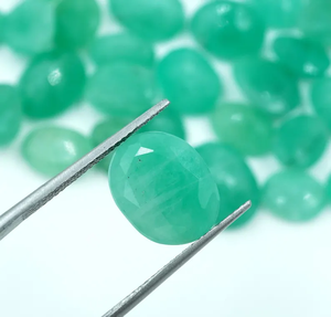 Collier en opale éthiopienne et émeraude zambienne, perles à motifs naturels, bijoux en cristal en vrac, HAYAAT GEMS HG-187, évaluation par un tiers - Product Image 5