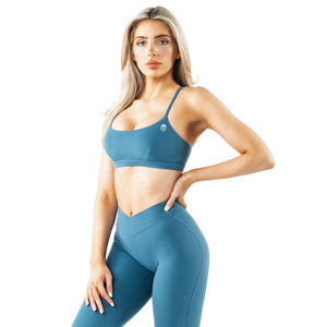 Soutien-gorge de sport pour femme à bretelles et dos ouvert, idéal pour le yoga, la gym et l'entraînement, avec effet sculptant et extensible, haut de performance pour le sport - Product Image 2