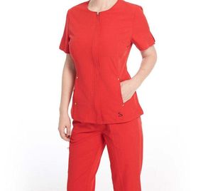 <b>Tops</b> High Quality Cotton Blends Denim Material Quick-Drying <b>Scrub</b> Suits Unisex - Product Image 4
