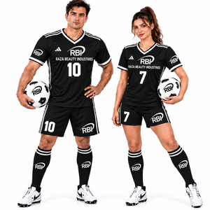 Maillots de football américain personnalisés unisexes respirants 100% polyester antibactériens écologiques imprimés streetwear avec patch brodé - Product Image 2