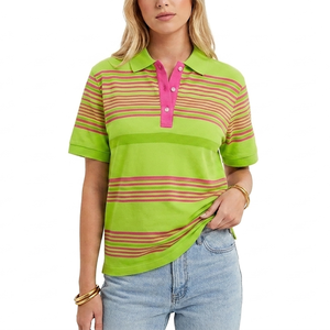Polo confortable et élégant pour femmes, tissu doux au toucher, matière extensible, meilleure couture, polo pour femmes - Product Image 1