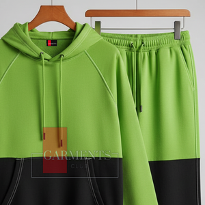 Conjunto de Sudadera con Capucha y Pantalones Deportivos para Hombre, 2 Piezas, con Logotipo Personalizado, Sudadera de Forro Polar, Conjunto de Sudadera de Forro Polar de Algodón para Hombre - Product Image 3
