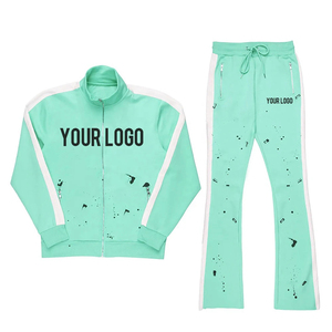 Nuevo Diseño, Conjuntos Deportivos de 2 Piezas para Hombre y Mujer, Pantalones Anchos con Estampado Personalizado, Ropa Deportiva Urbana, Venta al Por Mayor - Product Image 6