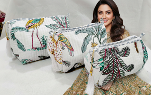 ชุดกระเป๋าใส่เครื่องสำอางแบบกำมะหยี่ สำหรับใส่เครื่องสำอาง ใช้ในงานวันเกิด งานแต่งงาน มีซิป ของขวัญสำหรับเพื่อนเจ้าสาว - Product Image 2