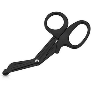 Ciseaux à pansements à bout arrondi de sécurité, en acier inoxydable, manche en plastique jaune durable, outil de coupe chirurgical par ORTHO GENIX - Product Image 3
