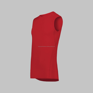 เสื้อยืดออกกำลังกายฟิตเนสยิมเสื้อรัดรูประบายอากาศได้ดีสำหรับผู้ชายเสื้อผ้าอเมริกันฟุตบอลแบบมืออาชีพโลโก้ OEM - Product Image 6