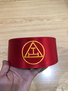 Corona Masónica del Arco Real, Bordada a Mano, de Alta Calidad, Hecha a Medida, Duradera, de Tela Personalizada, para Ceremonias - Product Image 4