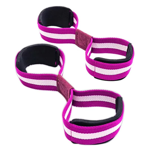 Correas de Levantamiento de Pesas Personalizadas con Agarre en Forma de Ocho, Resistentes, de Grado Profesional, Ajustables, Antideslizantes, de Alta Elasticidad, en Diferentes Tamaños y Colores - Product Image 1