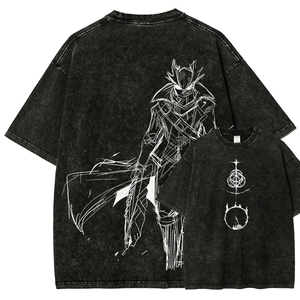 เสื้อยืดโอเวอร์ไซส์พิมพ์ลายกราฟิกปลาญี่ปุ่นด้านหลังแบบพรีเมียมสั่งทำพิเศษจากผู้ผลิตผ้าฝ้าย - Product Image 6