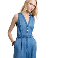Mono Elegante de Una Pieza para Mujer, Ropa Casual de Verano, Proveedor Mayorista Directo de Fábrica