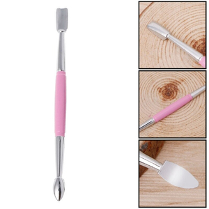 Herramientas de Manicura de Doble Uso, Empujador de Cutículas de Acero Inoxidable, Cuchara para Cutículas, Cuidado de Manos y Pies, Limpiador de Cutículas - Product Image 3
