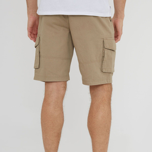 Pantalones Cortos Cargo para Hombre, Multibolsillos, Duraderos, Estilo Táctico Informal de Verano, Transpirables, 100% Algodón, Antibacterianos, de Secado Rápido, OEM ODM - Product Image 2