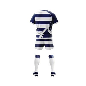 Uniforme de Rugby de Alta Calidad, Kits de Rugby Personalizados OEM, Camisetas, Pantalones Cortos Transpirables, Impresión por Sublimación de Alta Calidad, 100% - Product Image 2