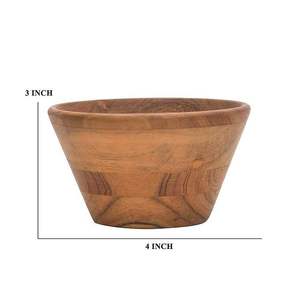 Bol décoratif en bois de luxe pour restaurant et usage domestique, design écologique, bol haut de gamme, bol écologique à prix avantageux - Product Image 3